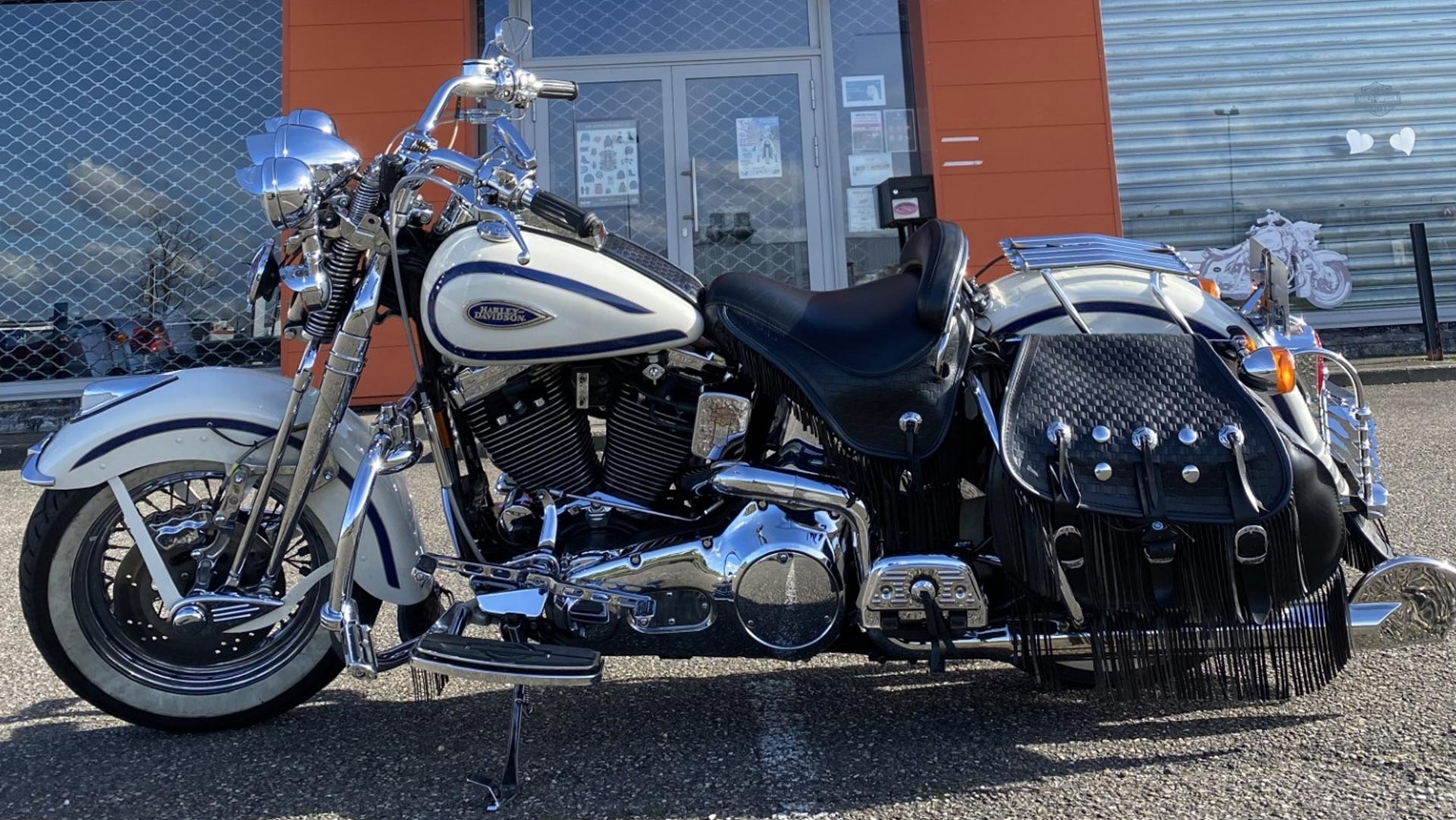 Old Boy 1998 blanc / bleu