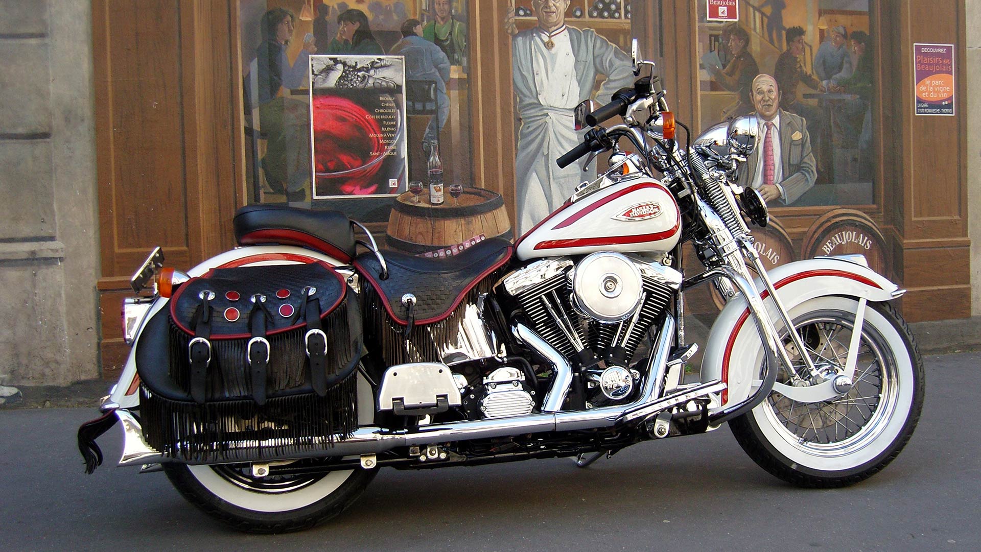 Heritage Springer 1997 blanc / rouge