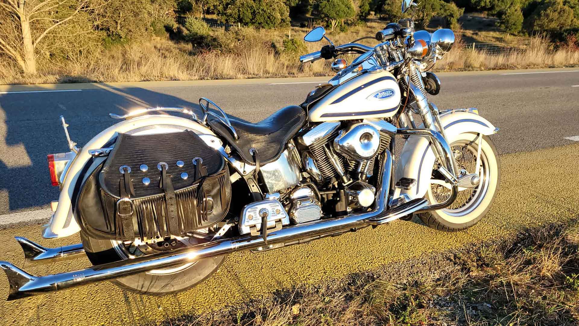 Heritage Springer 1997 blanc / bleu